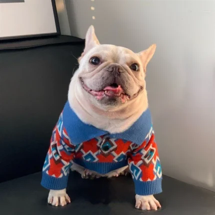 frenchie space shop brightstyle french bulldog sweater