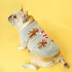 frenchie space shop christmas elk frenchie sweater