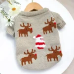 frenchie space shop christmas elk frenchie sweater