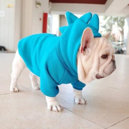 frenchie space shop dino spike frenchie hoodie