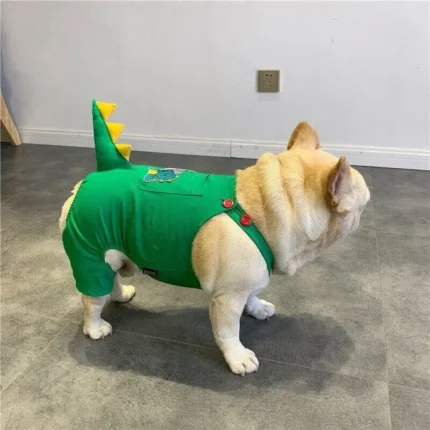 frenchie space shop greendino french bulldog costume