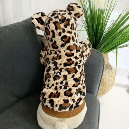 frenchie space shop leopard french bulldog hoodie