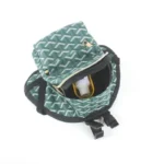 frenchie space shop pastelgreen french bulldog backpack