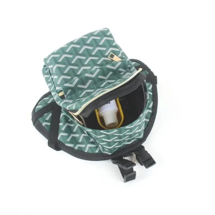 frenchie space shop pastelgreen french bulldog backpack