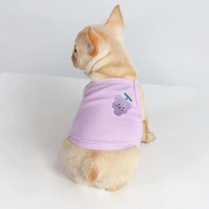 frenchie space shop ribbed french bulldog tank top