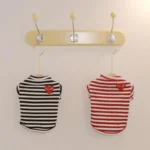 frenchie space shop striped french bulldog t-shirt