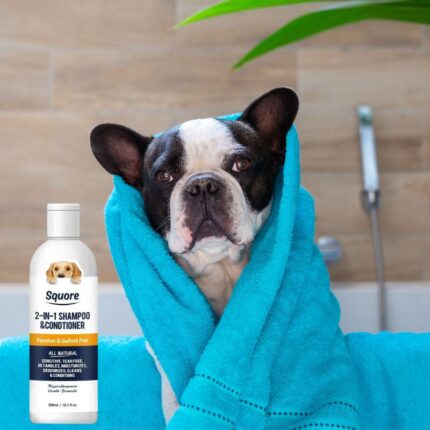 frenchie space shop 2-in-1 french bulldog shampoo