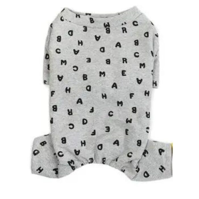 frenchie space shop abc french bulldog pajamas