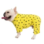 frenchie space shop abc french bulldog pajamas