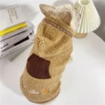 frenchie space shop beige fleece frenchie vest
