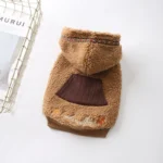 frenchie space shop beige fleece frenchie vest