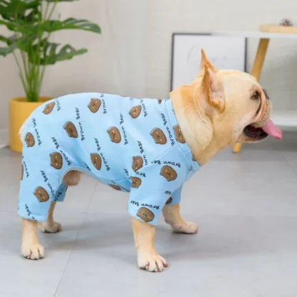 frenchie space shop brawny bear frenchie pajamas