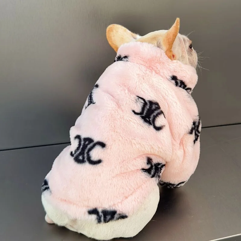 frenchie space shop fur pink french bulldog jacket