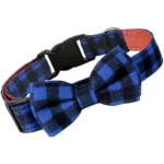 frenchie space shop plaid french bulldog collar