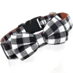 frenchie space shop plaid french bulldog collar