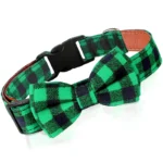 frenchie space shop plaid french bulldog collar
