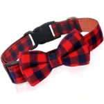 frenchie space shop plaid french bulldog collar