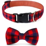 frenchie space shop plaid french bulldog collar