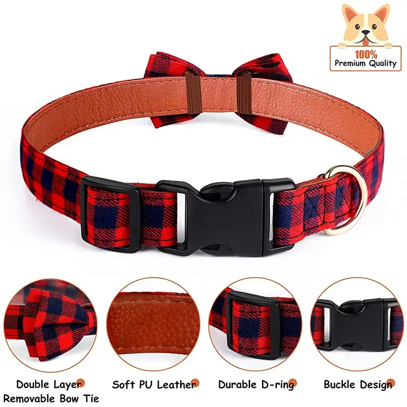 frenchie space shop plaid french bulldog collar