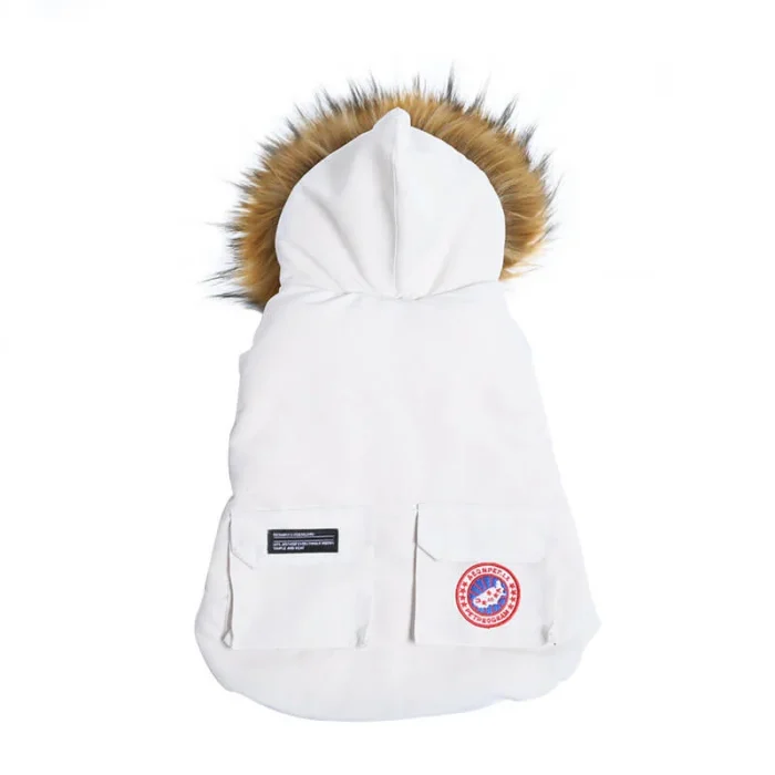 frenchie space shop winter parka french bulldog jacket