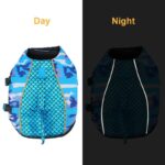 frenchie space reflective french bulldog life vest