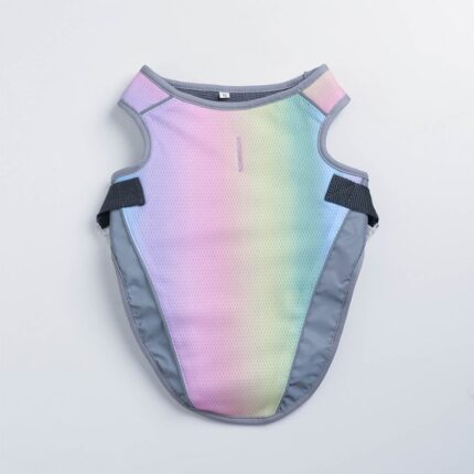 frenchie space shop rainbow french bulldog cooling vest