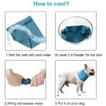 frenchie space shop french bulldog cooling bandana