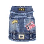 frenchie space shop french bulldog denim jacket