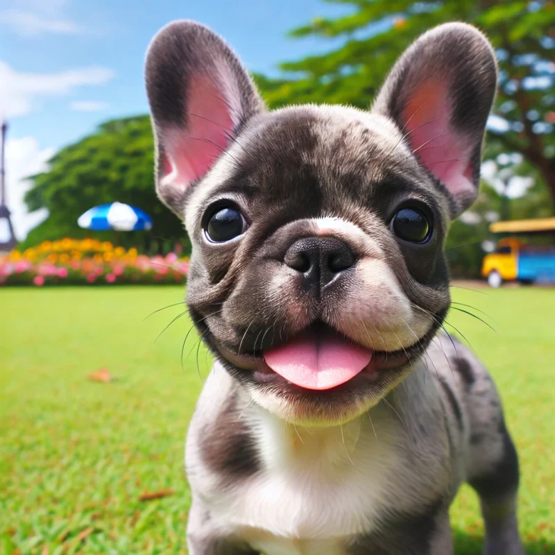 long haired frenchie