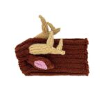 holiday reindeer frenchie hat