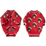 french bulldog teddy cardigan