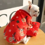 rudolph reindeer frenchie sweater