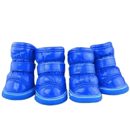 snow french bulldog boots