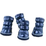 snow french bulldog boots