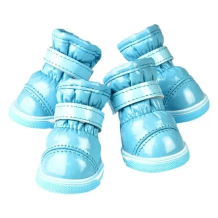 snow french bulldog boots