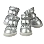 snow french bulldog boots