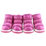 snow french bulldog boots