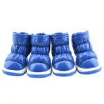 snow french bulldog boots