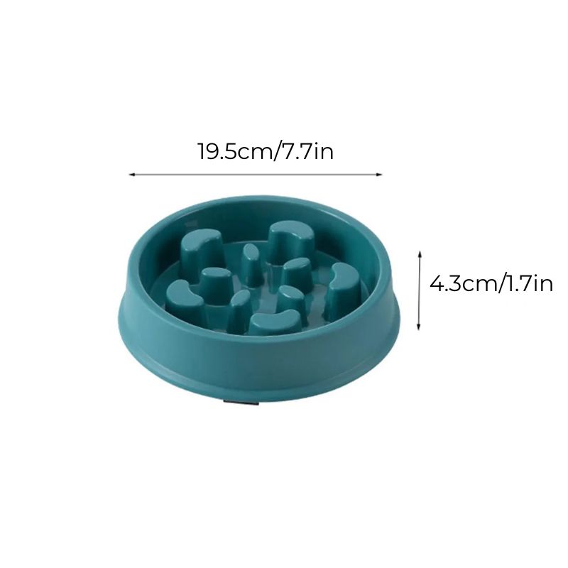 anti-gulping french bulldog bowl