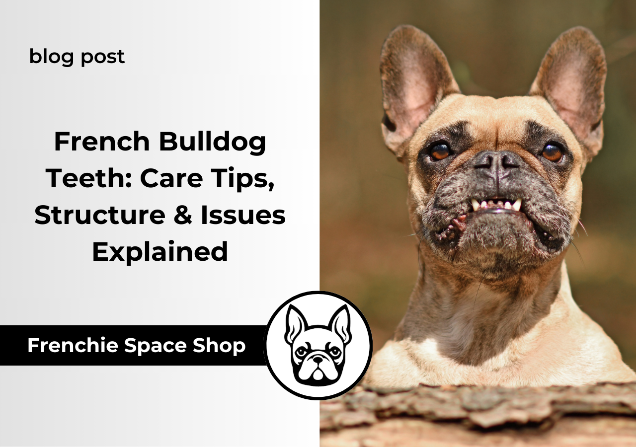 French Bulldog Teeth frenchie space