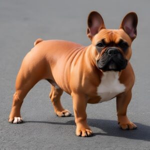 RED FRENCH BULLDOG FRENCHIE SPACE
