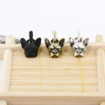 boho french bulldog necklace