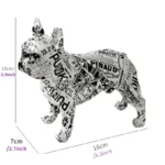 french bulldog graffiti statue