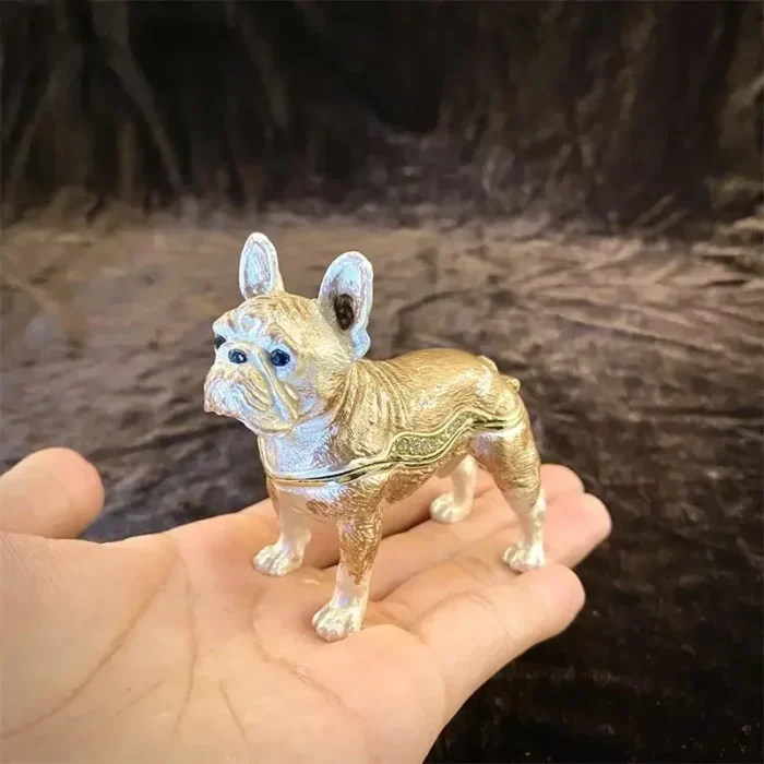 french bulldog jewelry box