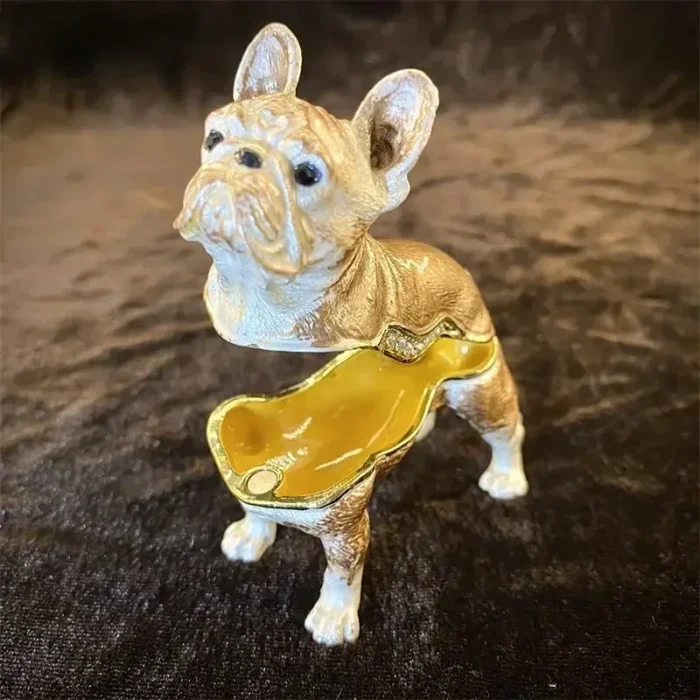 french bulldog jewelry box