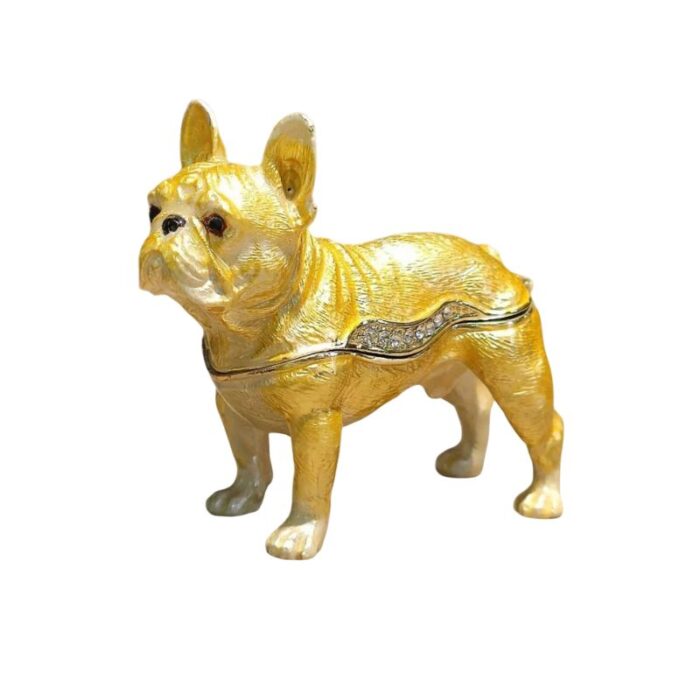 french bulldog jewelry box