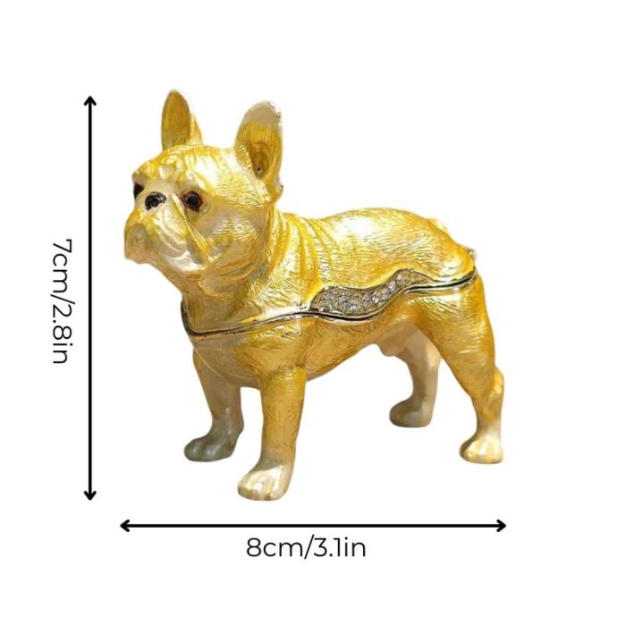 french bulldog jewelry box