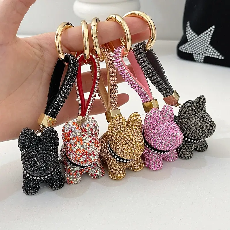 french bulldog key ring