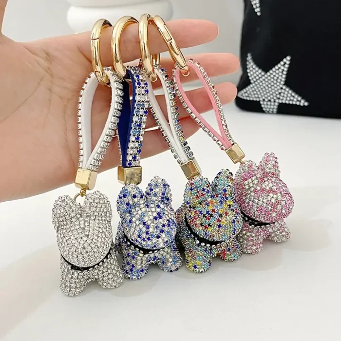 french bulldog key ring
