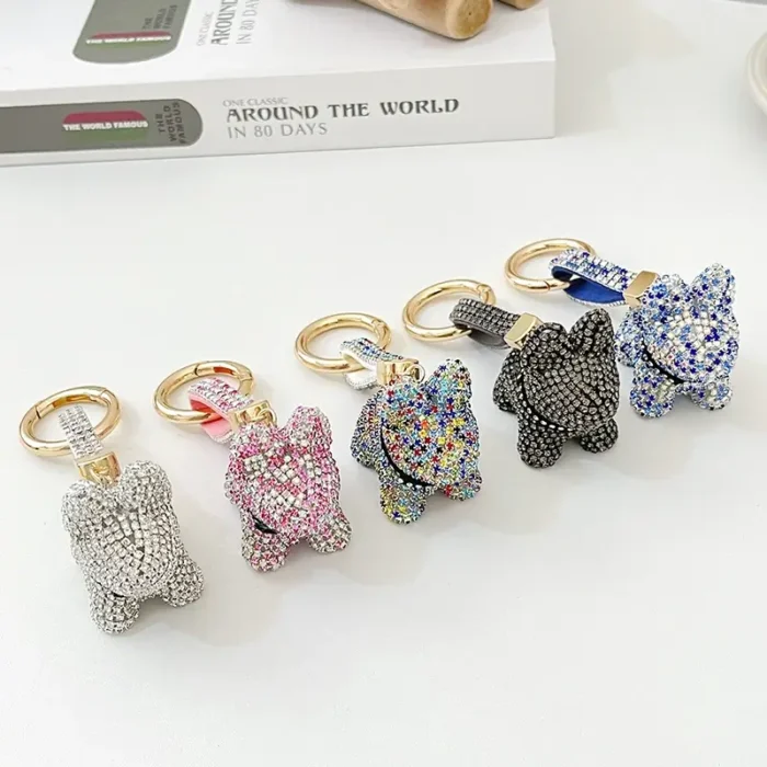 french bulldog key ring